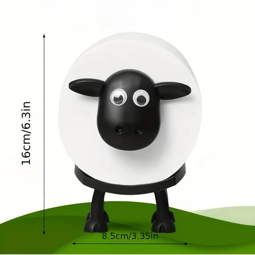 Animal-Shaped Toilet Paper Holder - Decorative and Humorous Bathroom Accessory