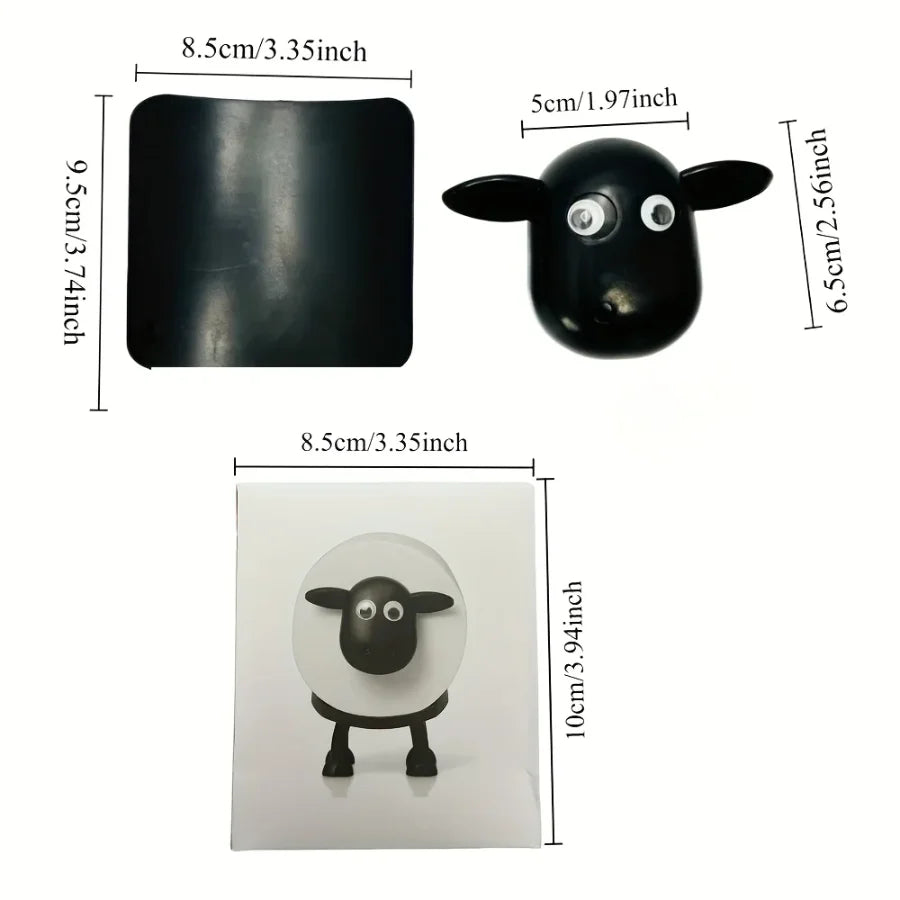 Animal-Shaped Toilet Paper Holder - Decorative and Humorous Bathroom Accessory