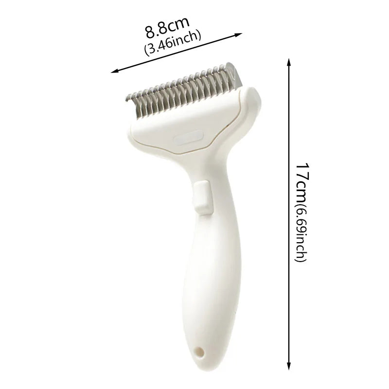 Dog Brush for Shedding Dog Comb Dematting Undercoat Rake Widened Cutters Skin Puppy Cat Comb Pet Grooming Products Curved Design