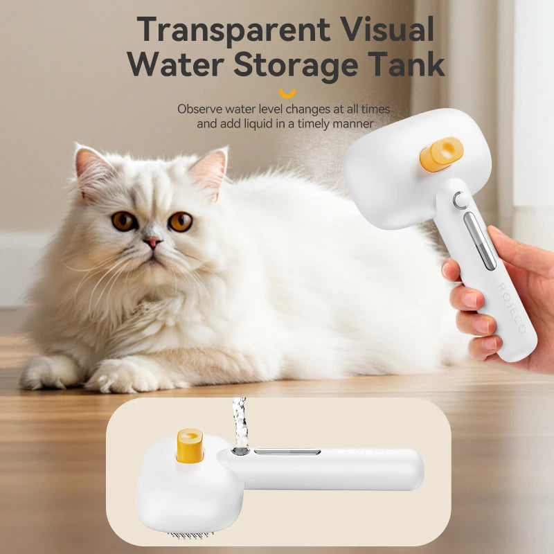 Pet Steam Comb Electric Spray Brushes for Dog Cat Hair Removal Combs Pet Hair Grooming Tool Hair Remover Water Mist Brush