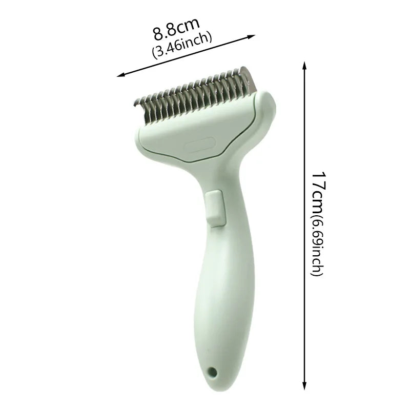 Dog Brush for Shedding Dog Comb Dematting Undercoat Rake Widened Cutters Skin Puppy Cat Comb Pet Grooming Products Curved Design