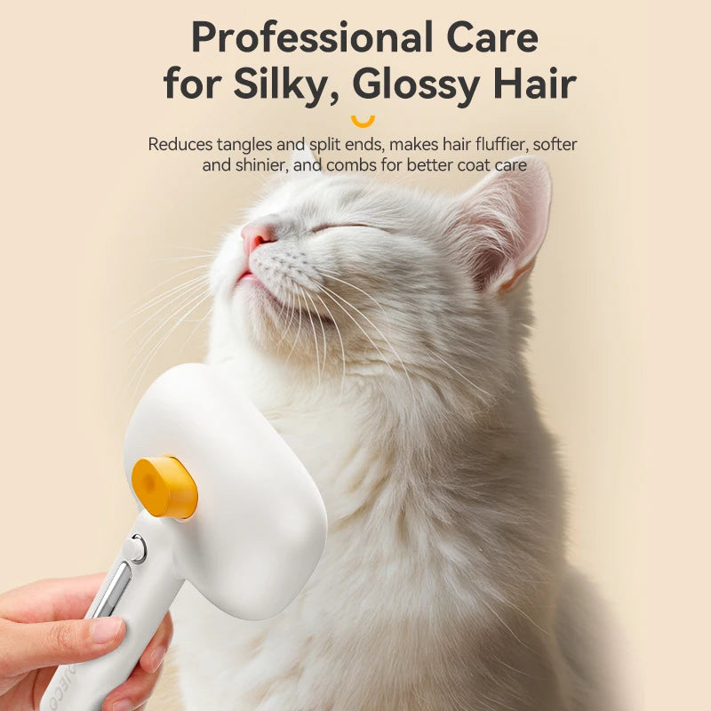 Pet Steam Comb Electric Spray Brushes for Dog Cat Hair Removal Combs Pet Hair Grooming Tool Hair Remover Water Mist Brush