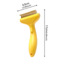 Dog Brush for Shedding Dog Comb Dematting Undercoat Rake Widened Cutters Skin Puppy Cat Comb Pet Grooming Products Curved Design