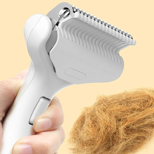 Dog Brush for Shedding Dog Comb Dematting Undercoat Rake Widened Cutters Skin Puppy Cat Comb Pet Grooming Products Curved Design