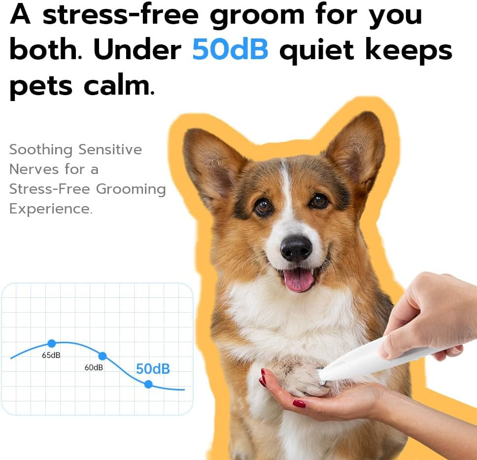 Multifunctional Waterproof Pet Micro Precision Trimmer - Rechargeable Shaver with LED Light for Paws, Eyes, Ears, Face, and Buttocks for Small Dogs and Cats, 50dB Quiet Operation