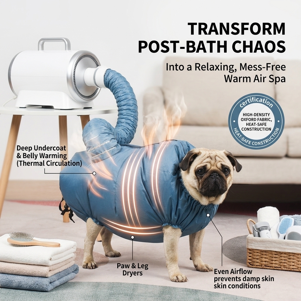 Automatic Drying Bag With Quick Drying Hair Dryer For Bathing
